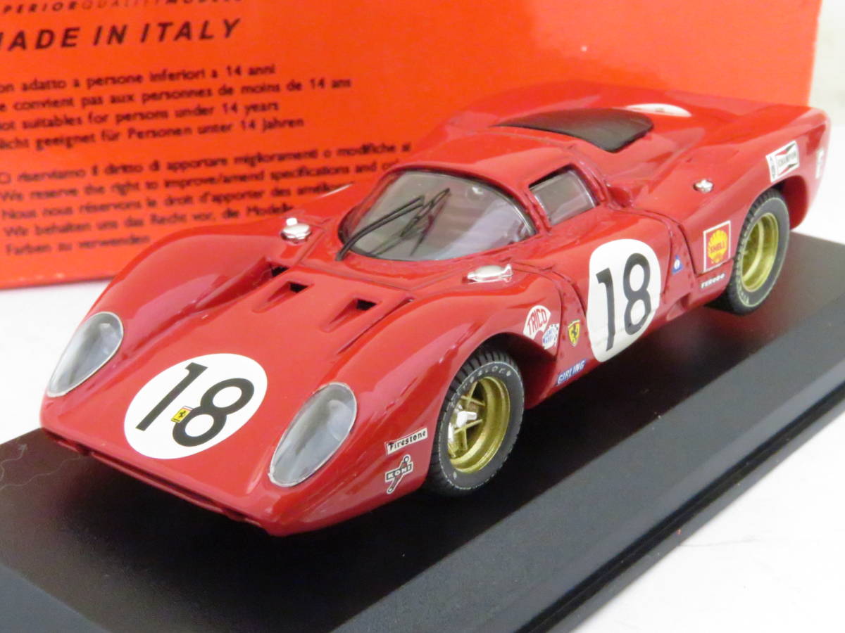 全国無料，限定セール / BEST 9143 FERRARI 312P COUPE LE MANS #18 フェラーリ ルマン 箱付 1/43 イタリア製 イナレ(レーシングカー)｜売買されたオークション情報、yahooの商品情報をアーカイブ公開 - オークファン レーシングカー