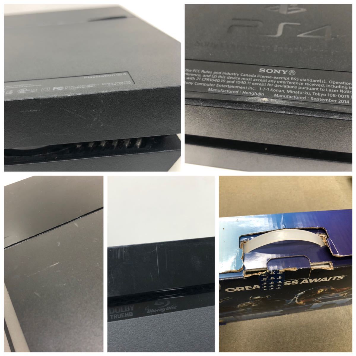 ソニー SONY PS4本体 海外版 CUH-1115A ジェットブラック 500GB 