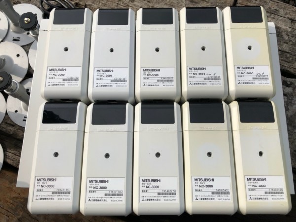 動作良好 初期化済 MITSUBISHI 防犯カメラセット NC-3000(10台