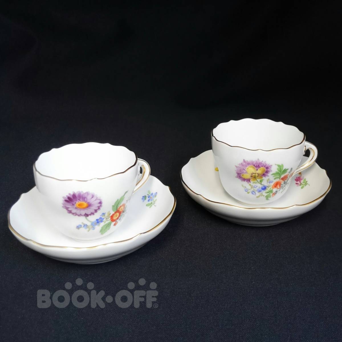SALE，低価 【美品】MEISSEN マイセン ベーシックフラワー 三つ花 