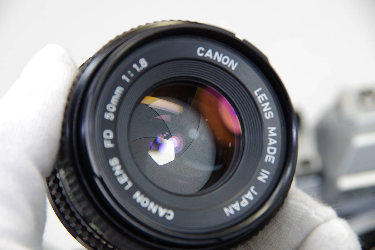 カメラ Canon New F-1 フィルムカメラ +50 1.4 sscレンズ 実用品