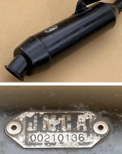 ライブディオデイトナスーパーブラックチャンバーJMCA マフラー ライブディオ用 ΨMAXスーパーブラックチャンバー デイトナ AF35 AF34