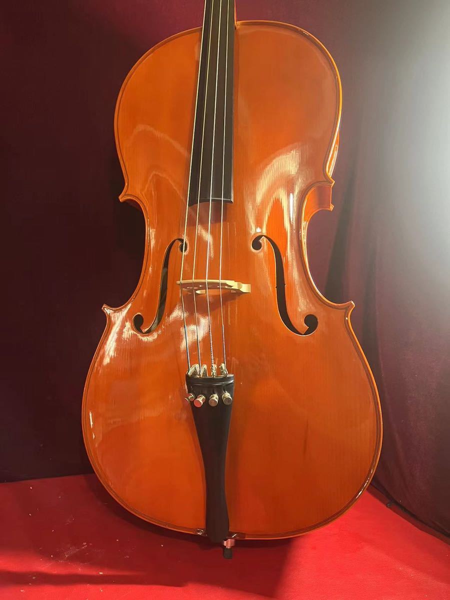美品 Andalusia アンダルシア チェロ AC-30C 4/4 弦楽器 ソフトケース 