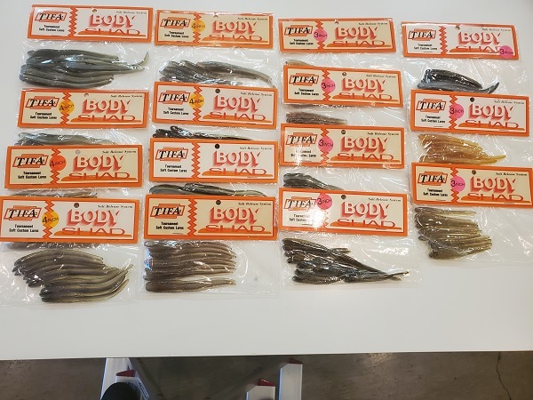 TIFA BODY SHAD　ボディシャッド　5インチ　4インチ　3インチ　未開封15個セット_1