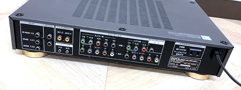 - SONY MSC-4000 ソニー　オーディオ HDVS MUSEデコーダー MSC-4000 SONY 中古オーディオ ハイファイ堂 高価買取・販売 アンプ