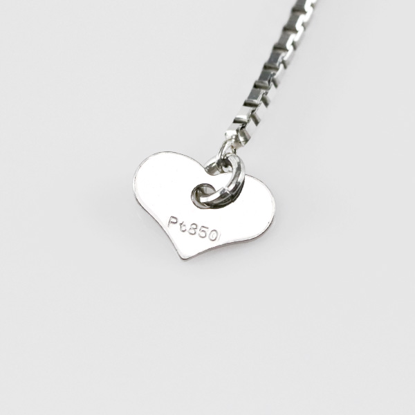 1円～最落無 Pt850ベネチアンネックレス 0.8㎜ 約45cmスライド式