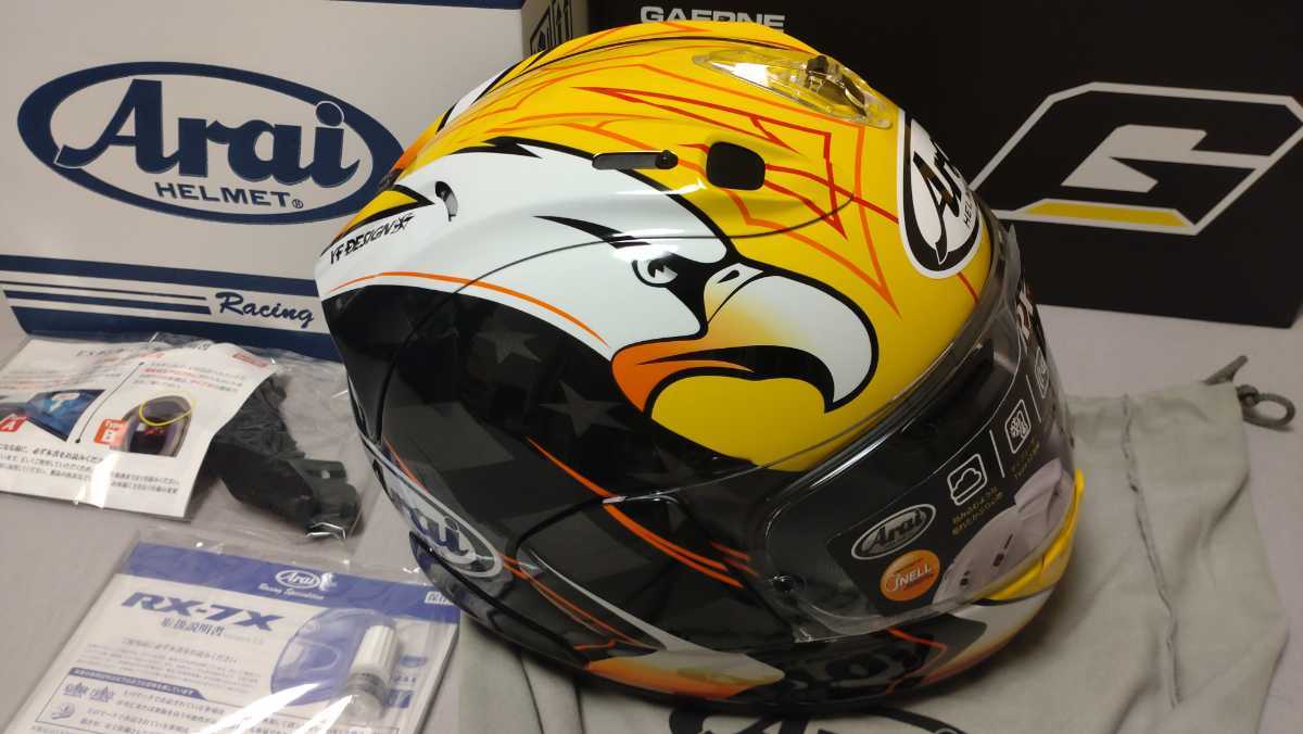 Arai RX-7X KR アメリカンイーグル アライ, フルフェイス, 国産, 新品 