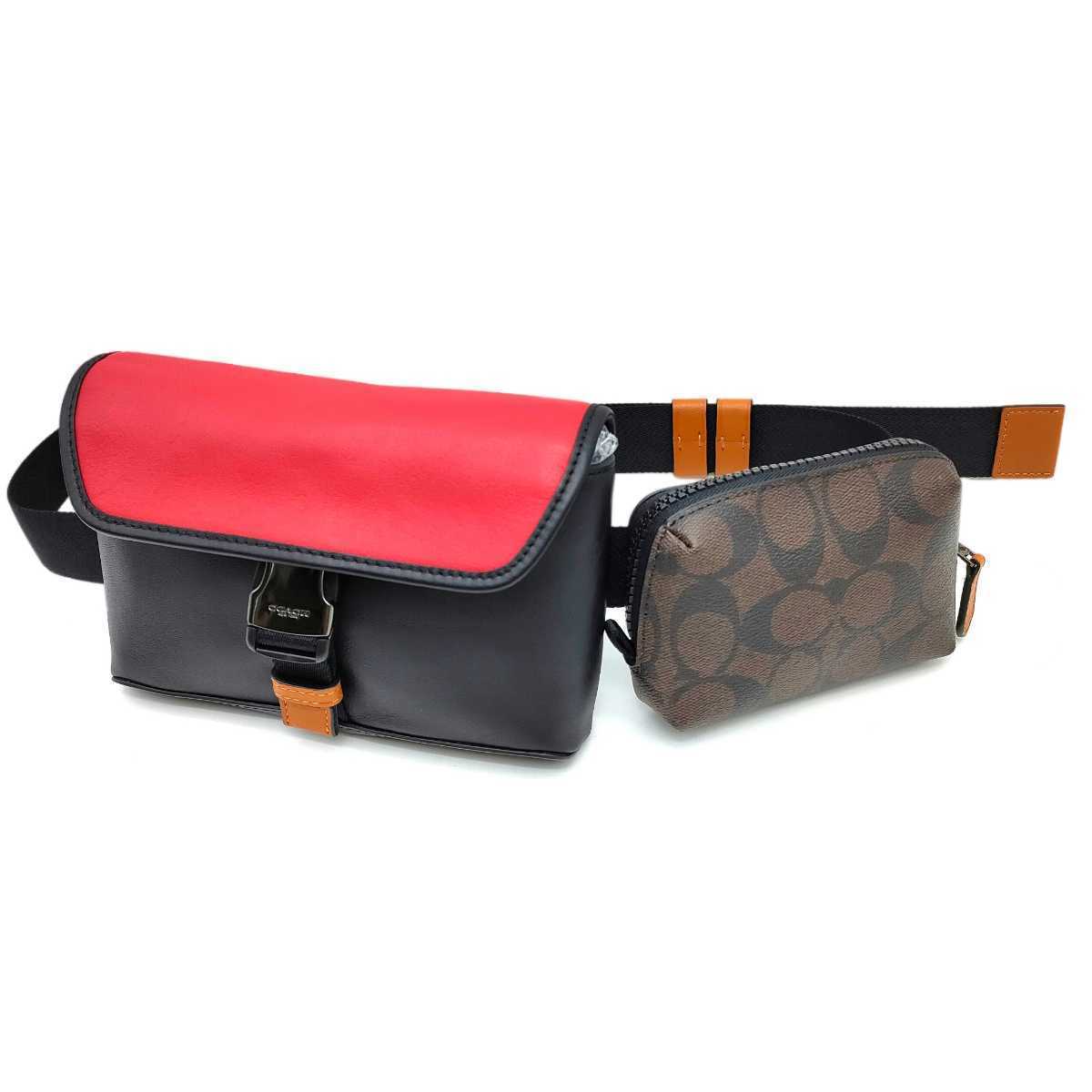 送料無料 新品未使用 COACH コーチ メンズ ボディバッグ ライダー 