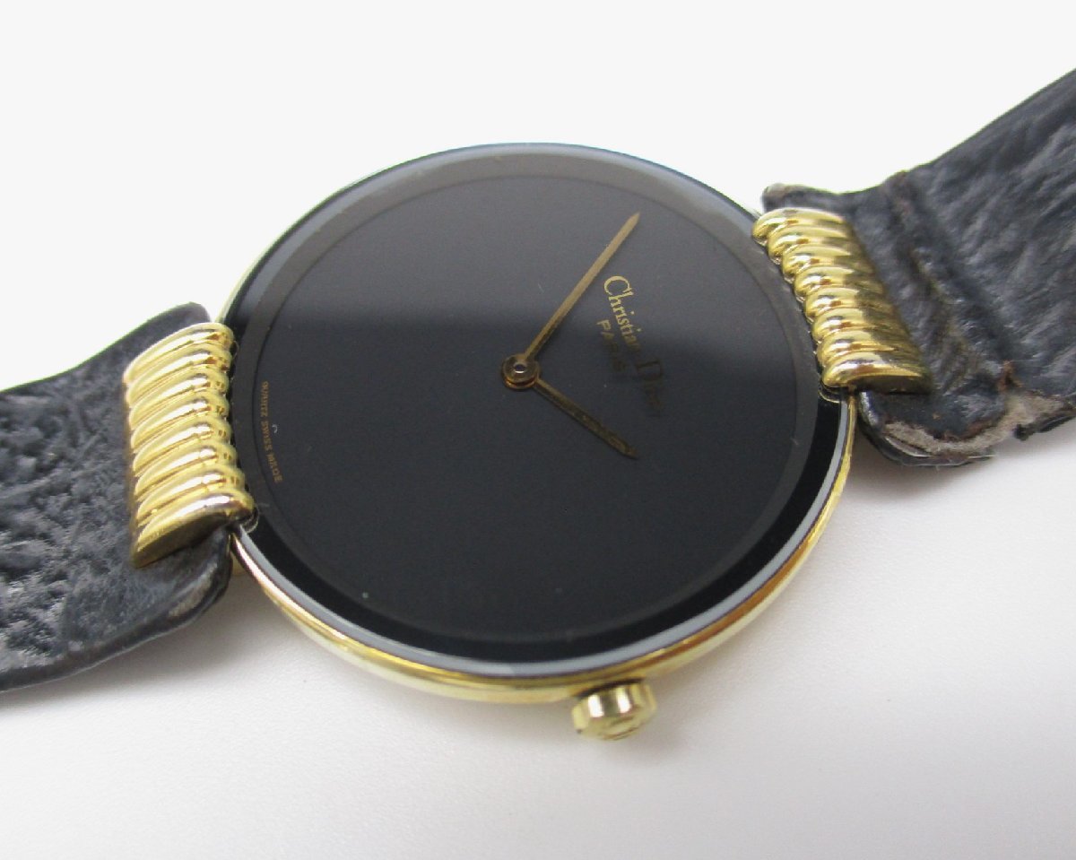 Dior 0 ディオール Christian ブラックムーン バギラ USED-BChristian