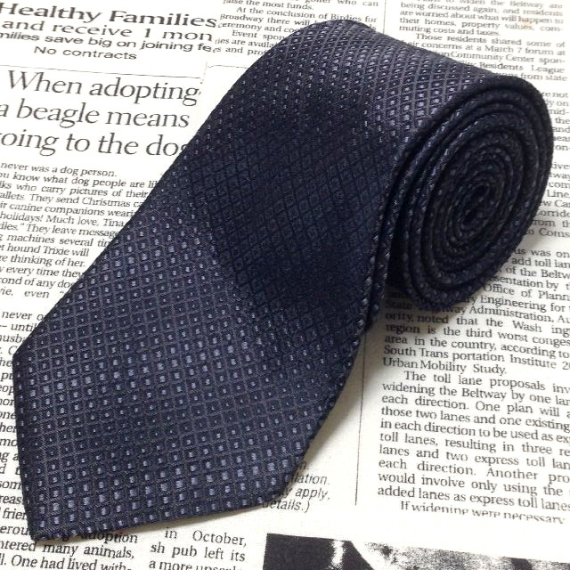 ヒューゴ ボス hugo BOSS 良品 微光沢 ネクタイ イタリア製 シルク100