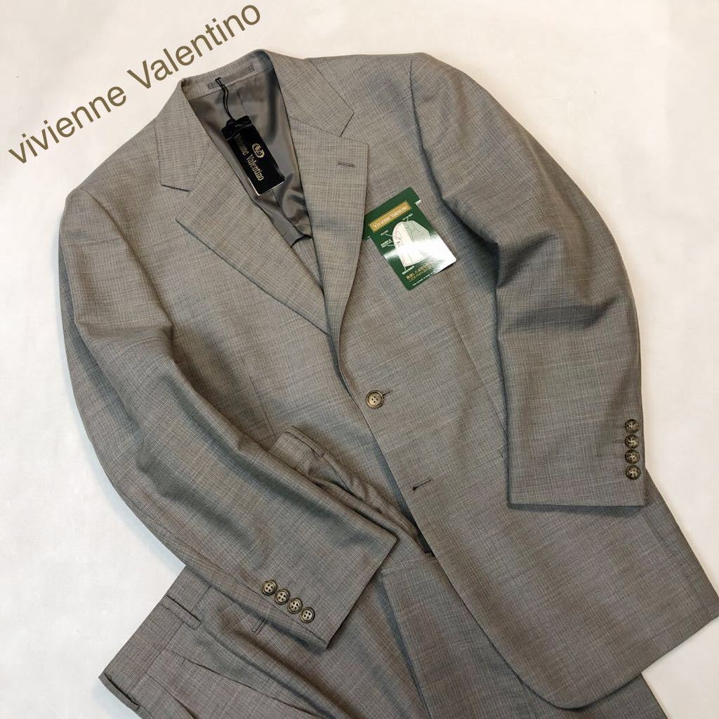  コスパ最適 vivienne Valentino ソフトスーツ サイズA5 上下セットアップ 2つボタン 2タック サイドベンツ ライトグレー系(Mサイズ)｜売買されたオークション情報、yahooの商品情報をアーカイブ公 Mサイズ