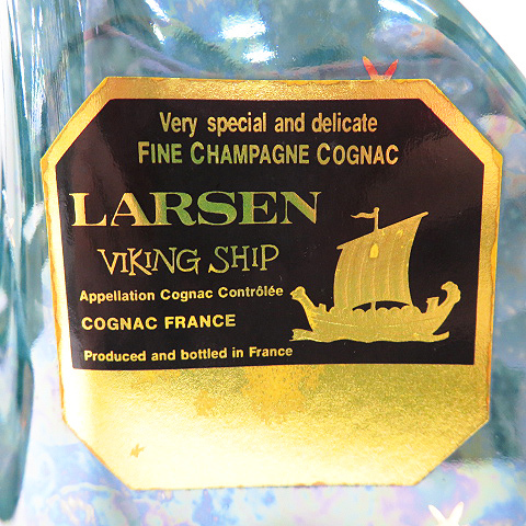 LARSEN COGNAC マーブルグリーン シップ 70ml 40% Larsen Viking