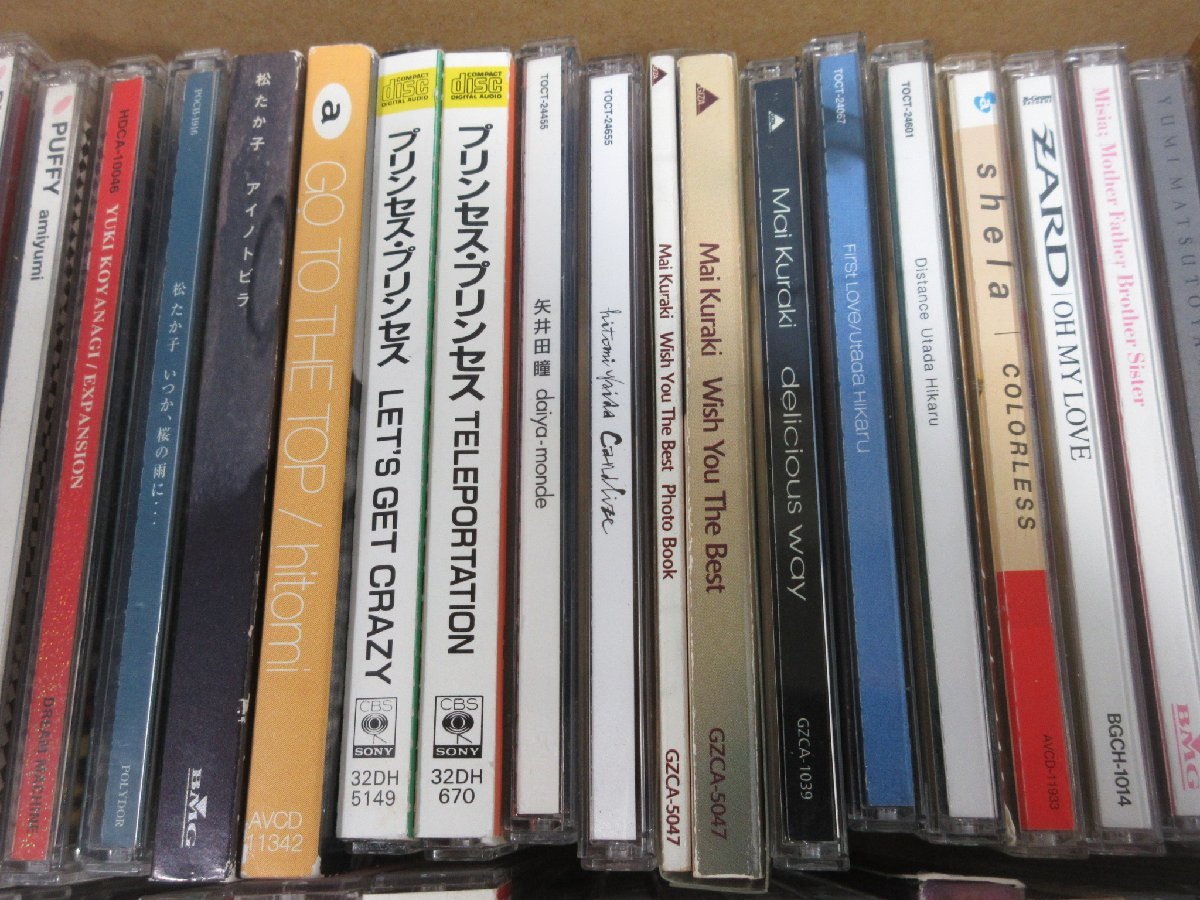 商品確認用3 3F154○処分品/宇多田ヒカル ZARD 倉木麻衣 松たか子 Cocco 松任谷由実