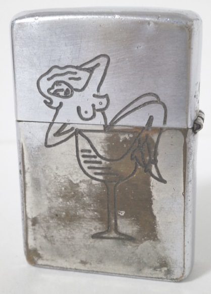 70s Vintage VIETNAM WAR ZIPPO ヌードモデル 70-71 HUE ベトナム 
