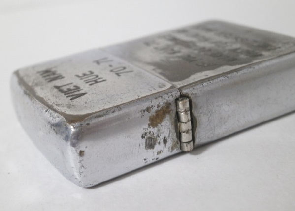 70s Vintage VIETNAM WAR ZIPPO ヌードモデル 70-71 HUE ベトナム 