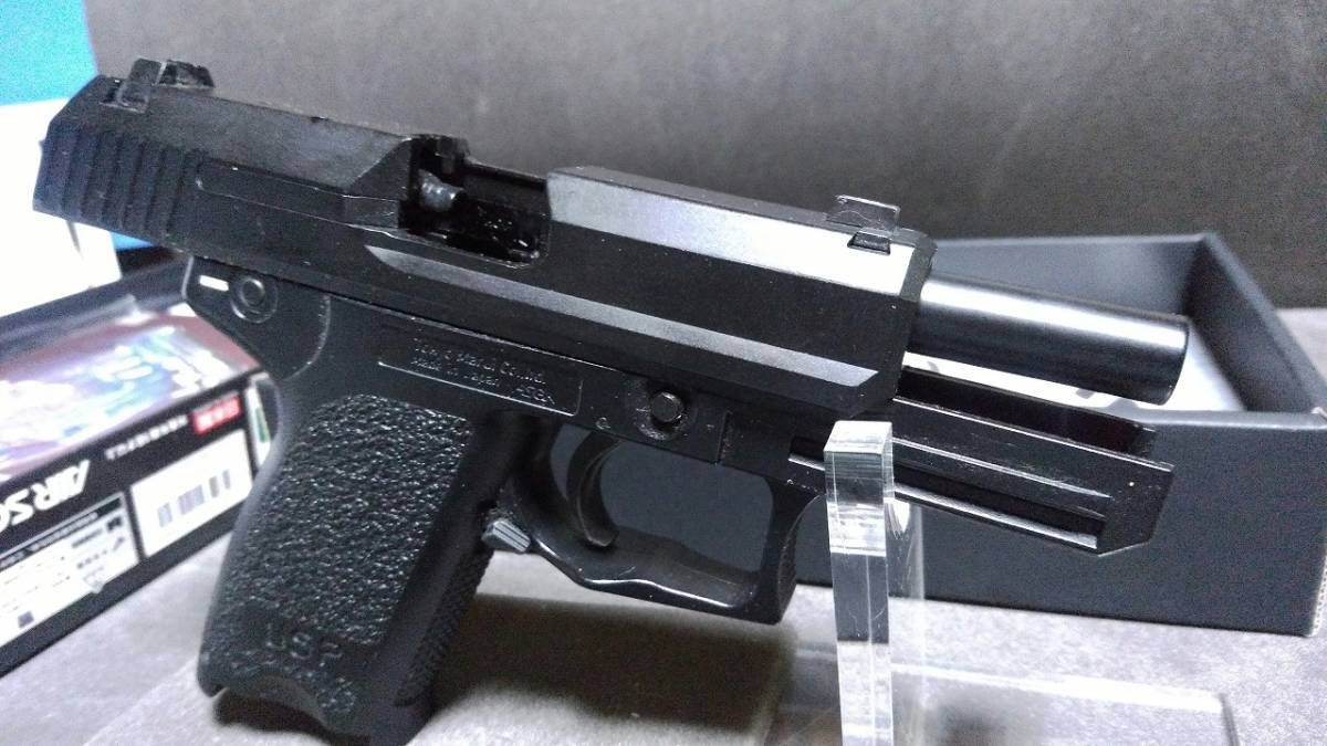 中古】東京マルイ ガスブローバック USPコンパクト 予備マグ1本付き