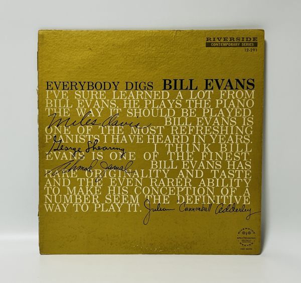 限定SALE，新作 Bill Evans Trio / ビル エヴァンス Everybody Digs RIVERSIDE RLP12-291 DG NO INC 553 west 超高音波洗浄済み(ジャズ一般)｜売買されたオークション情報、yahooの商品情報をアーカイブ公開 - オークファン ジャズ一般