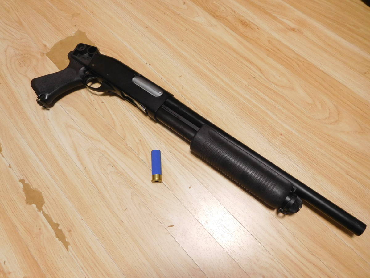 マルゼン ガスショットガン M870 カート式 脱着式ガスタンク マルゼン