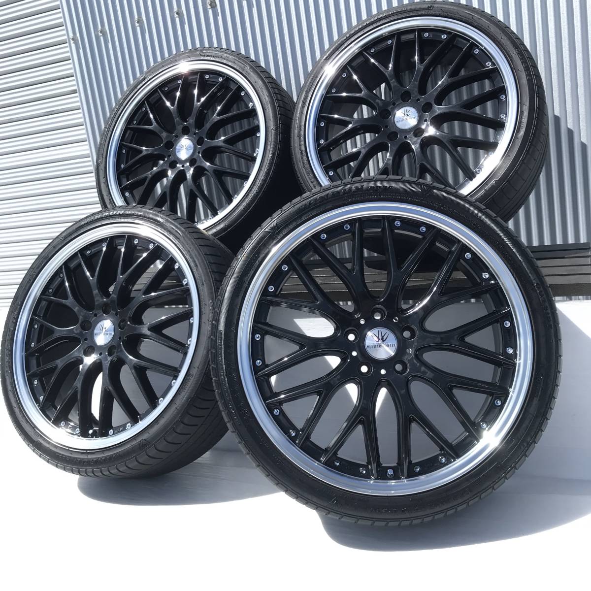  良品 ロクサーニ マルチフォルケッタ アルファード ヴェルファイア エスティマ C-HR エルグランド クラウン アテンザ デリカCX3 245/35R20(ラジアルタイヤ)｜売買されたオークション情報、yahooの 5穴