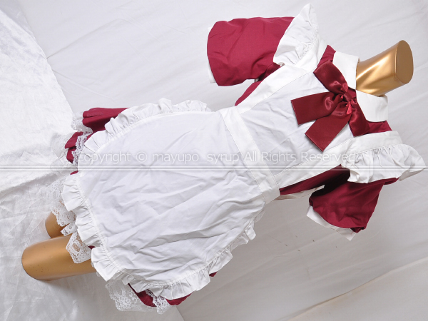 C1805-02★F.I.T メイド服コスプレ エンジ エプロン付き L