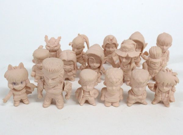 ◇ 幽遊白書 消しゴム 人形 16体セット 当時物 ◇MHD11192 まとめて(幽