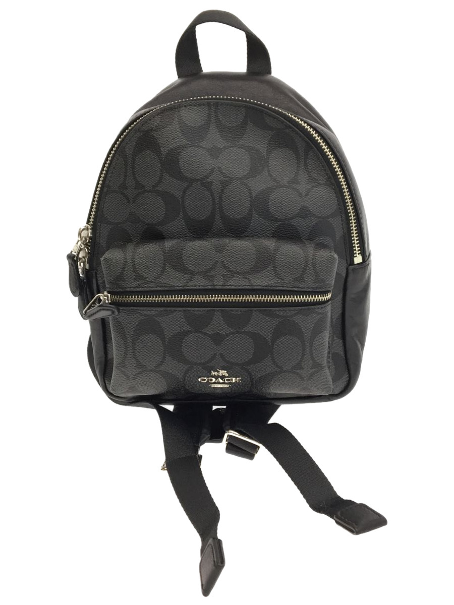 COACH シグネチャー コーチ PVC - レザー リュック バックパック 