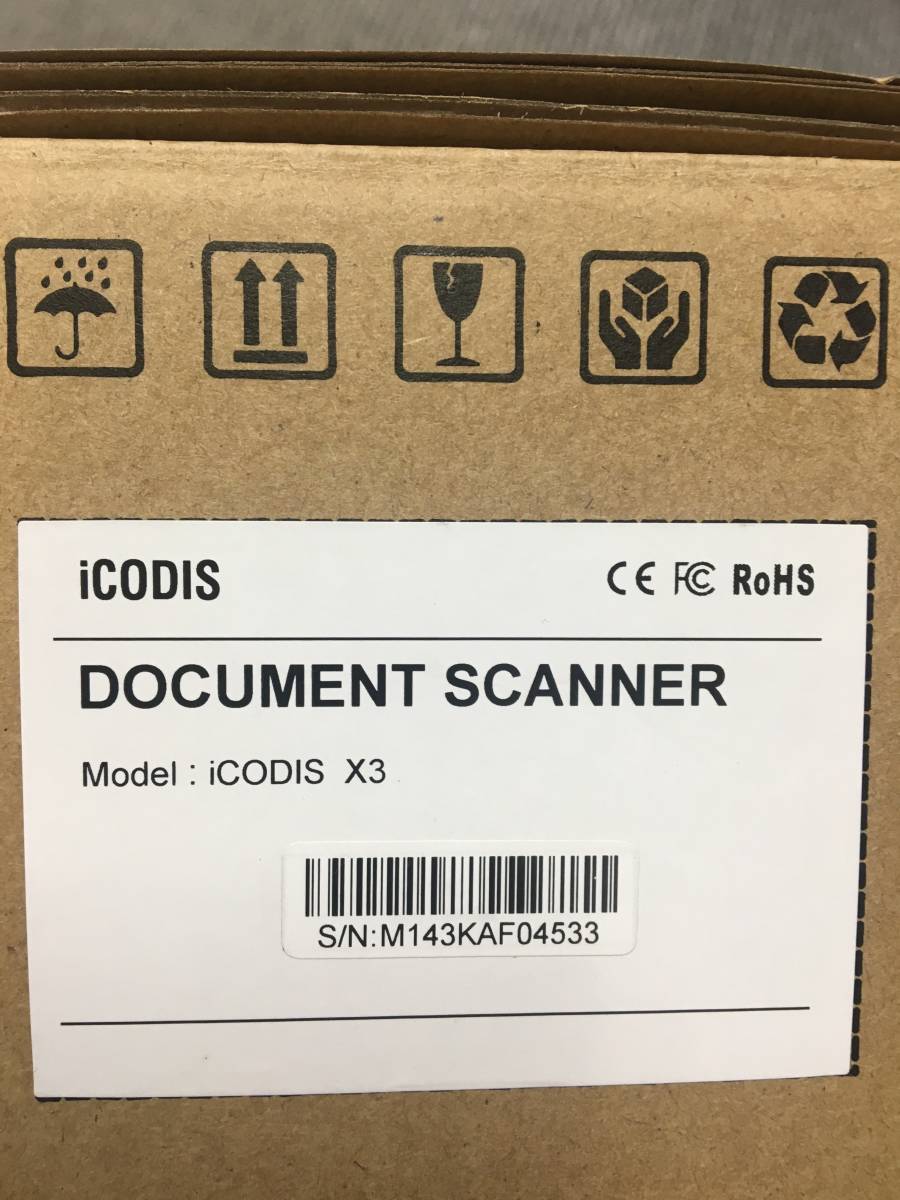 iCODISドキュメントスキャナー X3○使用1回のみ ほぼ新品
