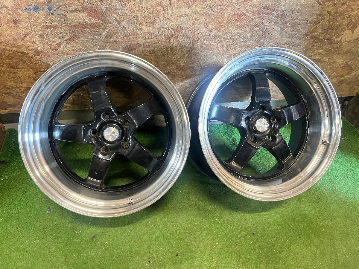 MAGIC 18インチ STANCE 9.5J+18 +18 スタンスマジック 9.5J ホワイト 5H-