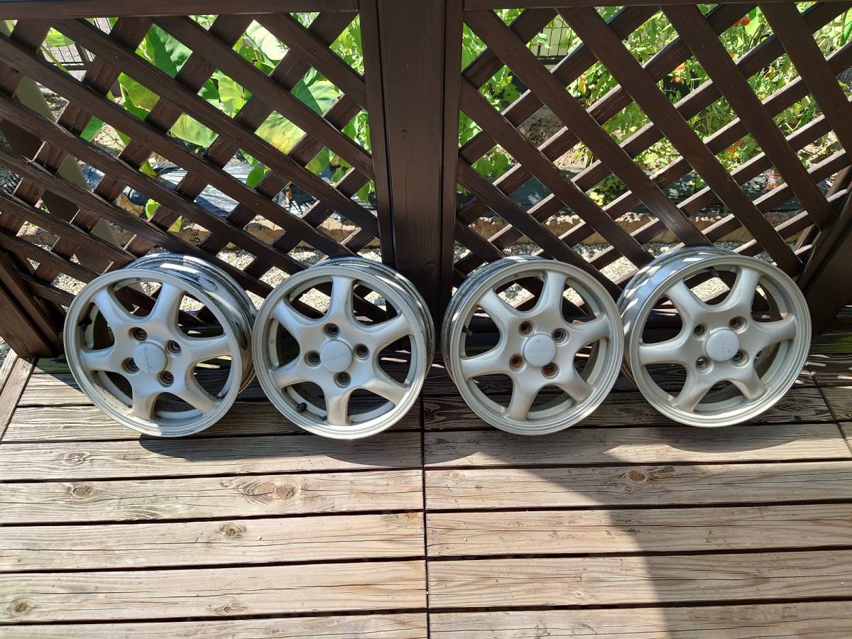 BBS 13インチ スバル ヴィヴィオ アルミホイール PCD100 クリアランス 