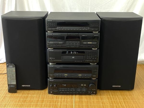 K374手渡し可 KENWOOD&frasl;ケンウッド システムコンポ A-85&frasl;T-85&frasl;DP-950&frasl;GE-850&frasl;X-85&frasl;S-9ML 音出し確認済  チューナー&frasl;アンプ&frasl;スピーカー b