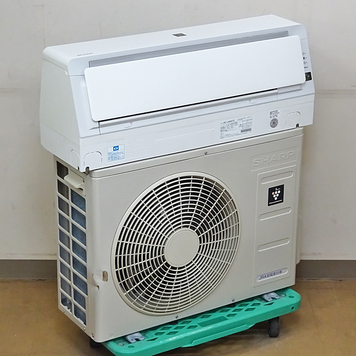 新作登場，HOT SHARP AC-J40ATC シャープ プラズマクラスター25000 フィルター自動掃除 ハイグレードモデル エアコン おもに14畳用 単相100V 2018年製(12畳～)｜売買されたオークション情報、yahooの商品情報をアー 12畳～