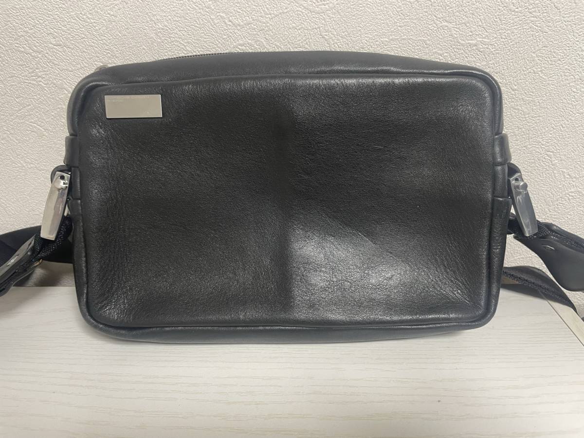 PORSCHE DESIGN ウエストバッグ ボディバッグ ポーチ ブラック ポルシェデザイン