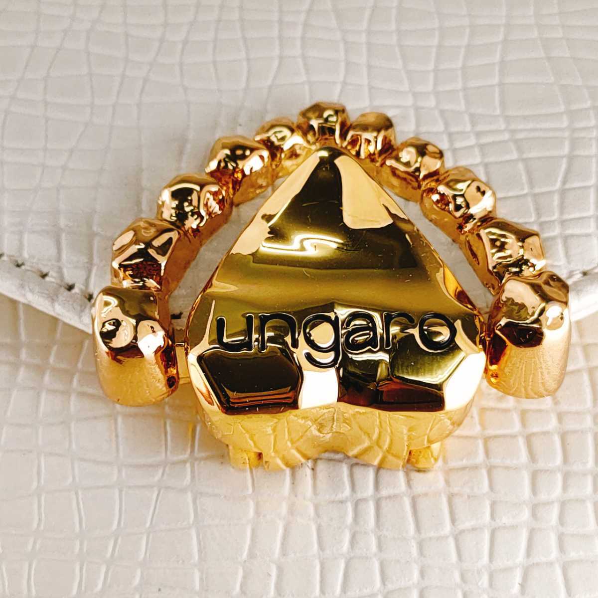 ウンガロ ungaro ハンドバッグ レザー ワンショルダーバッグ by 黒 ハンドバッグの通販 BAGMANIA 商品｜THE U 2way ungaro(ウンガロ) shoulder bag GN8316△*ungaro&frasl;ウンガロ*レザー*3way金具*フラップ*ワンハンドル