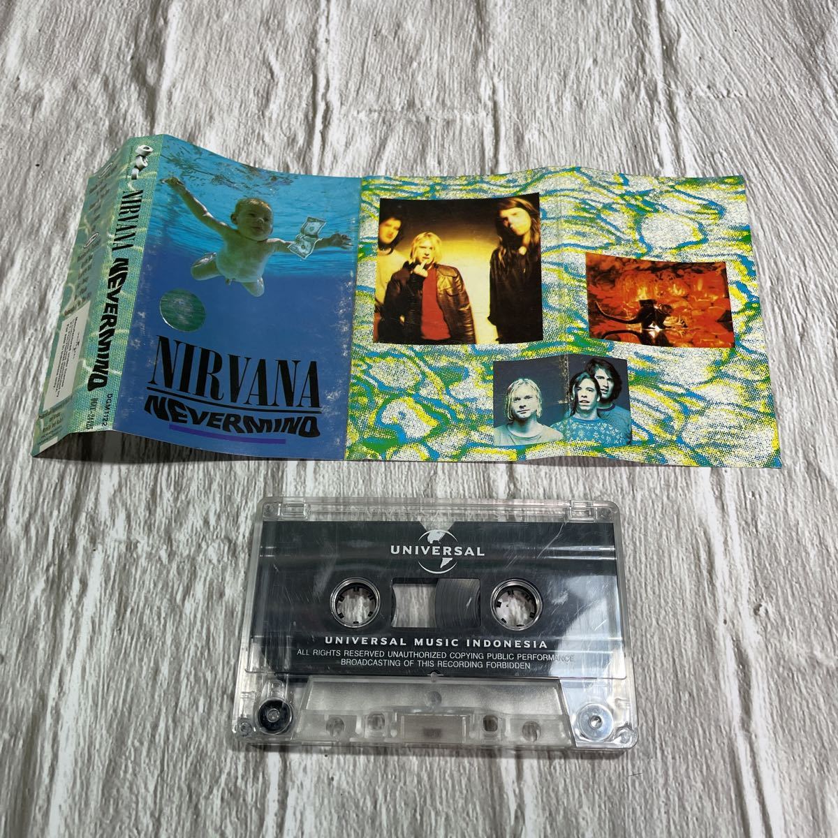 CT＃Nirvana「Nevermind」カセットテープ ニルヴァーナ レコード 大名 