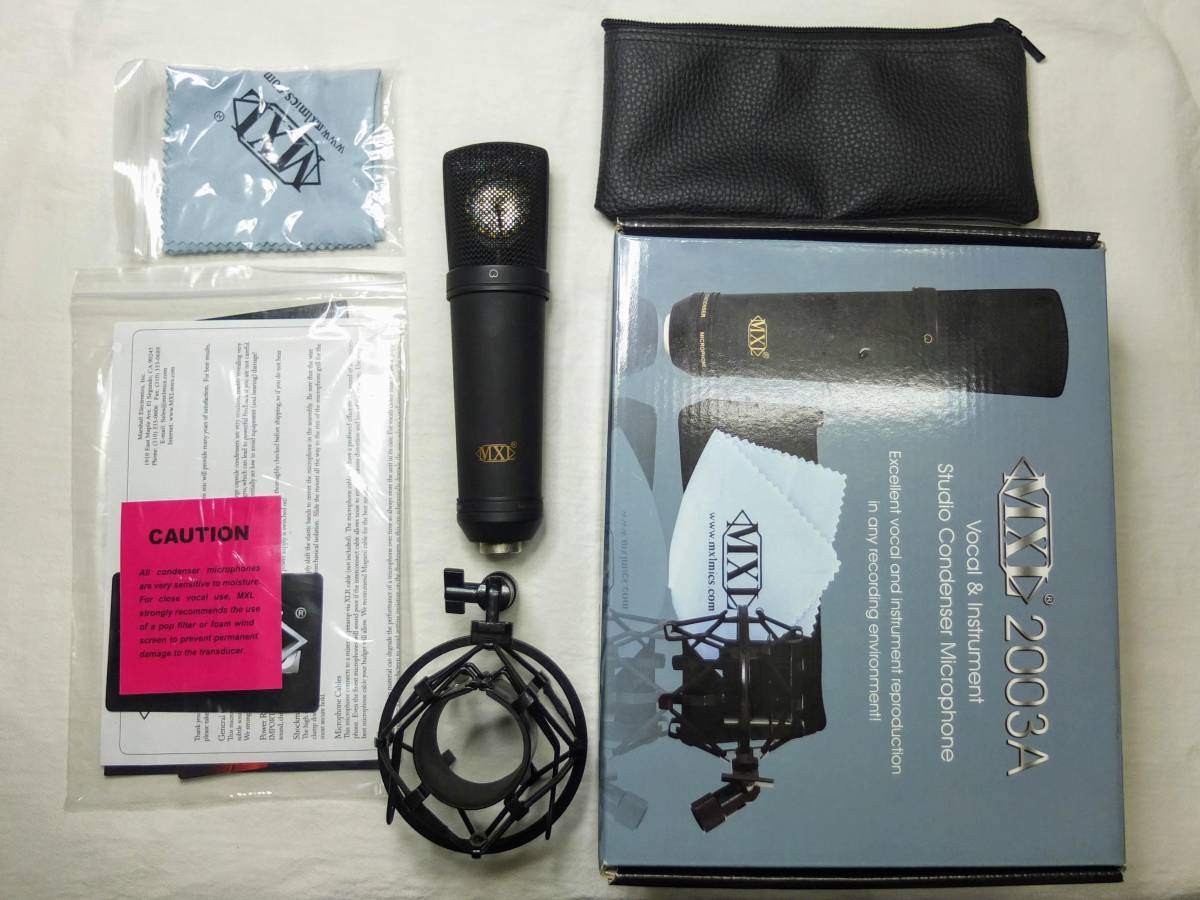 【値下不可】MXL 2003A コンデンサーマイク ＋ ケーブル 3m MXL 2003A コンデンサーマイク MXL2003A | ケーブル 3m ＋ - ( エム