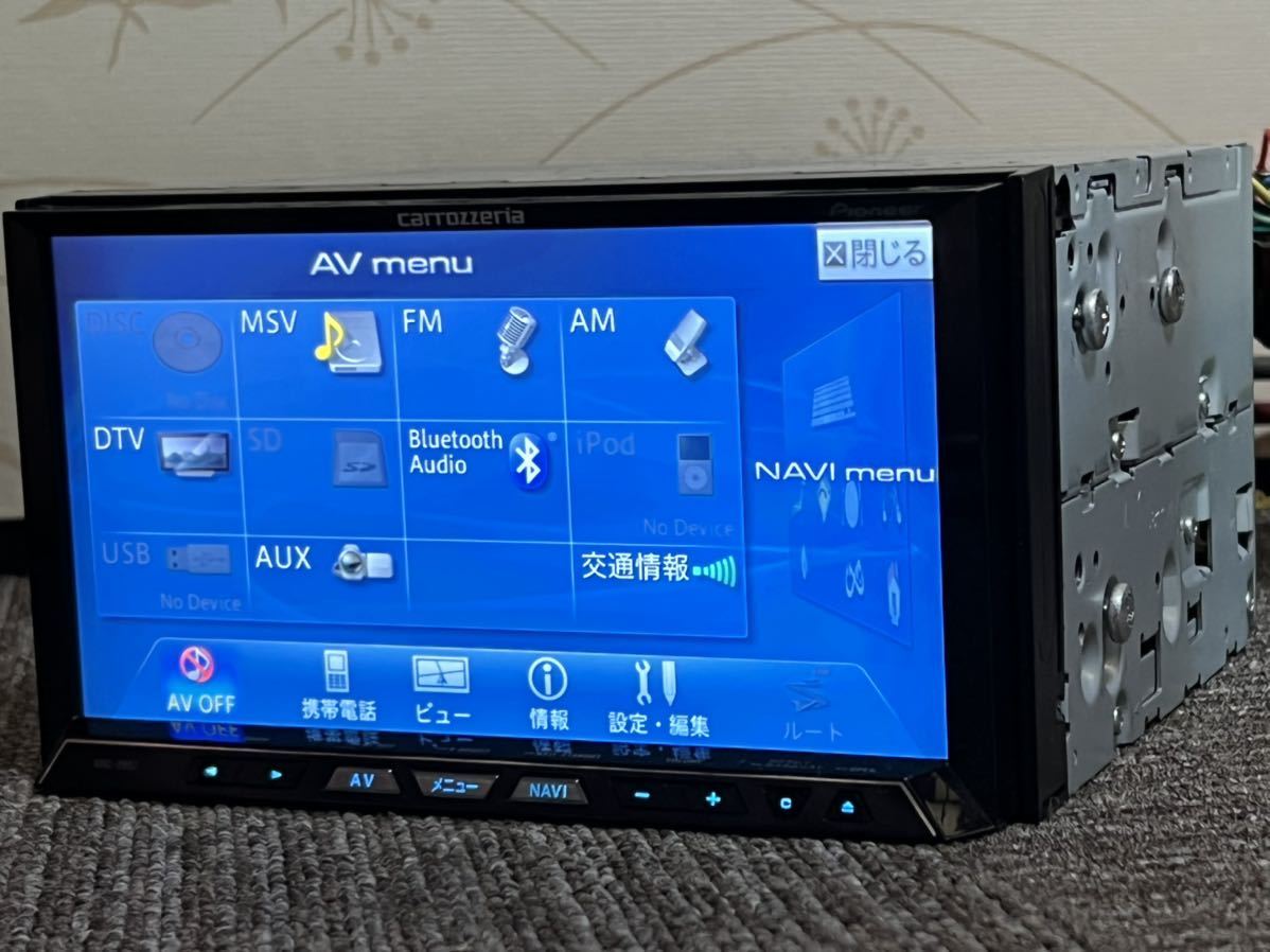 カロッツェリア ( AVIC-ZH07 ) HDDナビ S.No ( KJMH032805JP ) Fm / Am