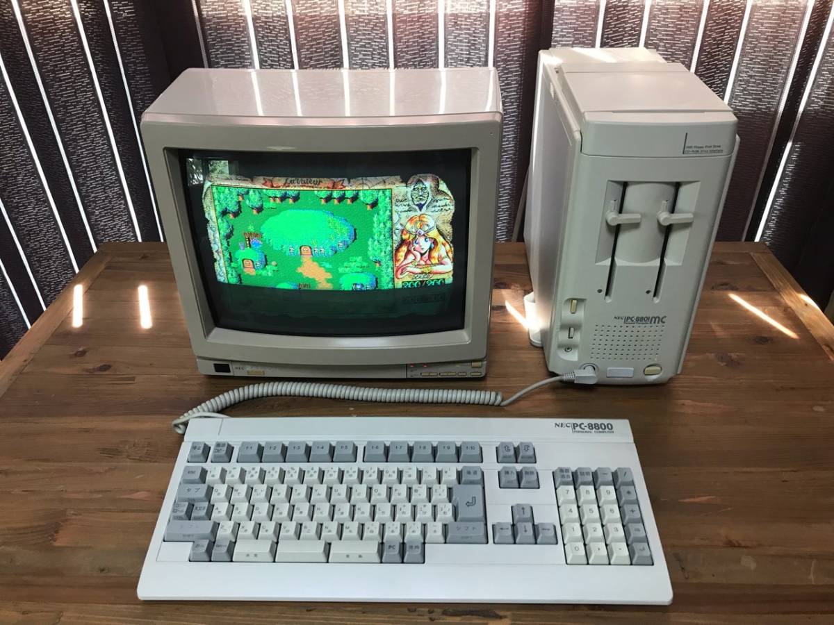 ☆ NEC PC-8801MC + タイプFキーボード(極美品) ※サウンドボード2 FM 