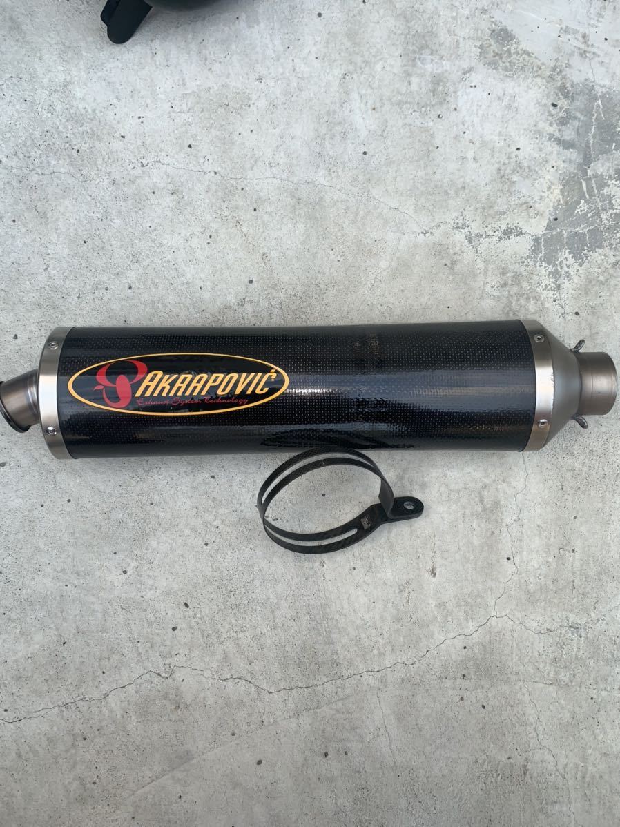 アクラポビッチ AKRAPOVIC サイレンサー JP2 差込口 60.5 カーボン 