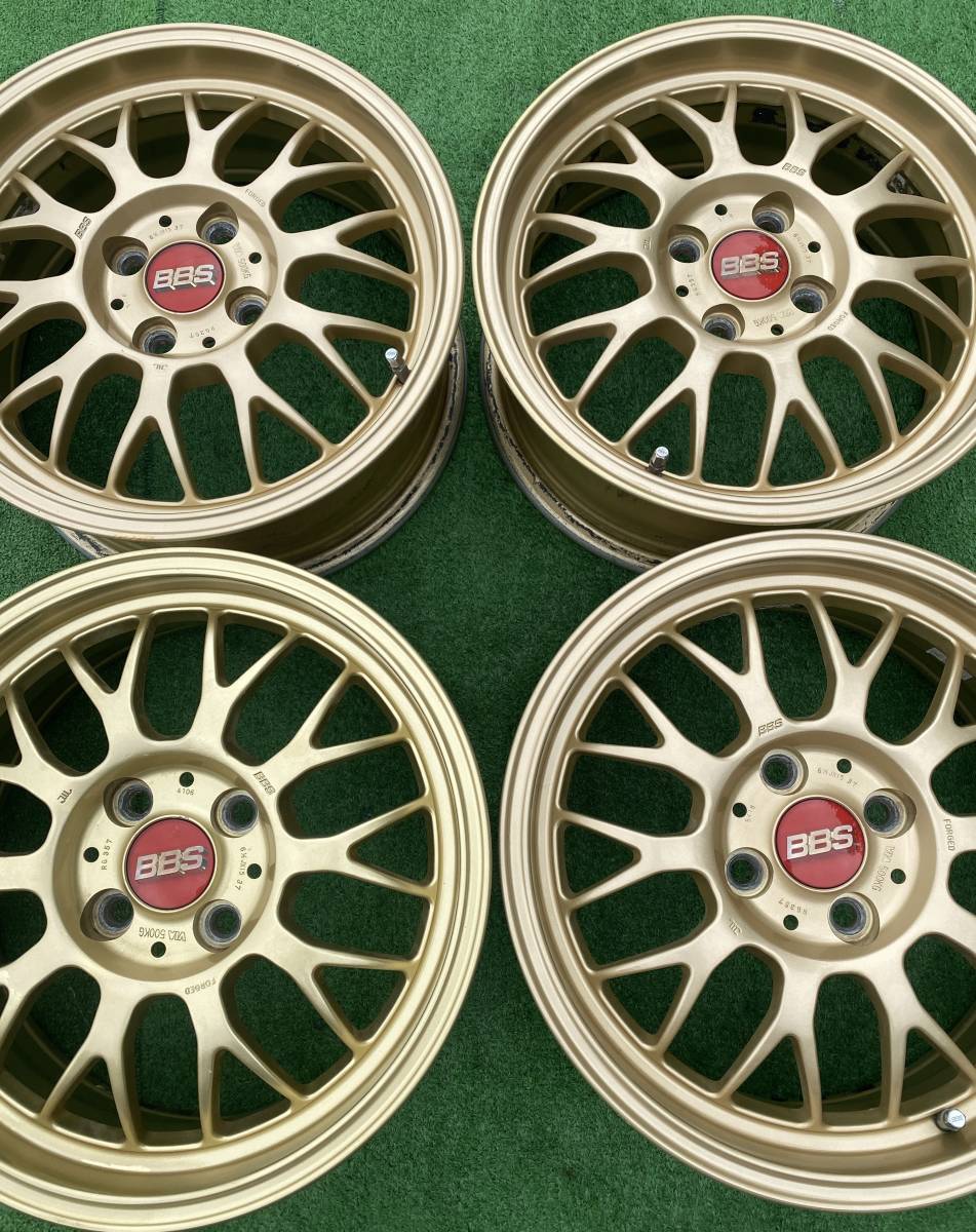 BBS RG-F 鍛造 華々しい RG357 6.5J PCD100 4H 4穴 ET37