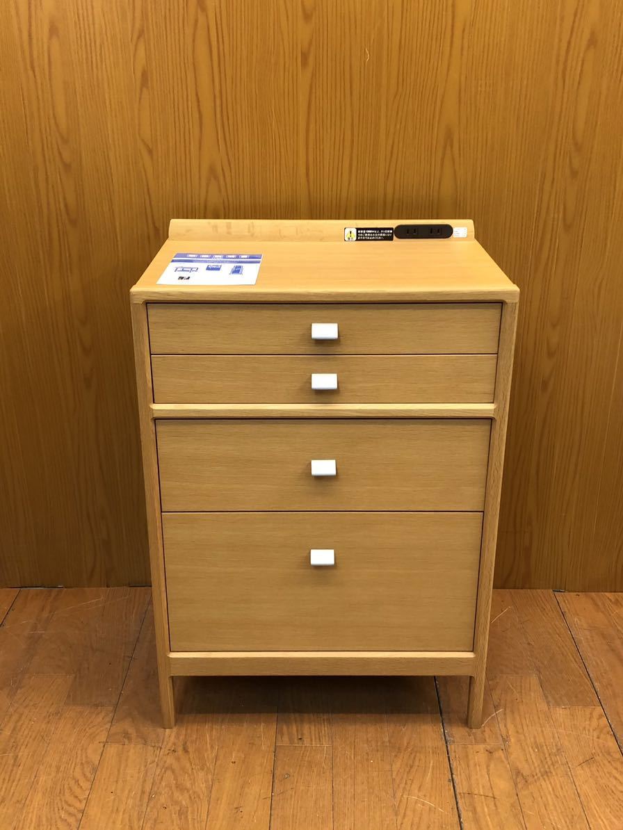 電話台 カリモク FAX台 飾り棚 Karimoku 電話台⁄ファックス台の中古