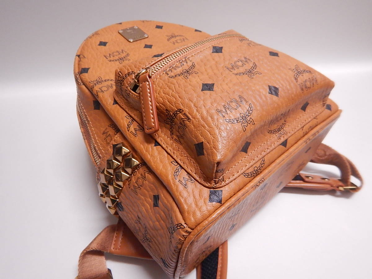 未使用□MCM エムシーエム バックパック リュックサック モノグラム 