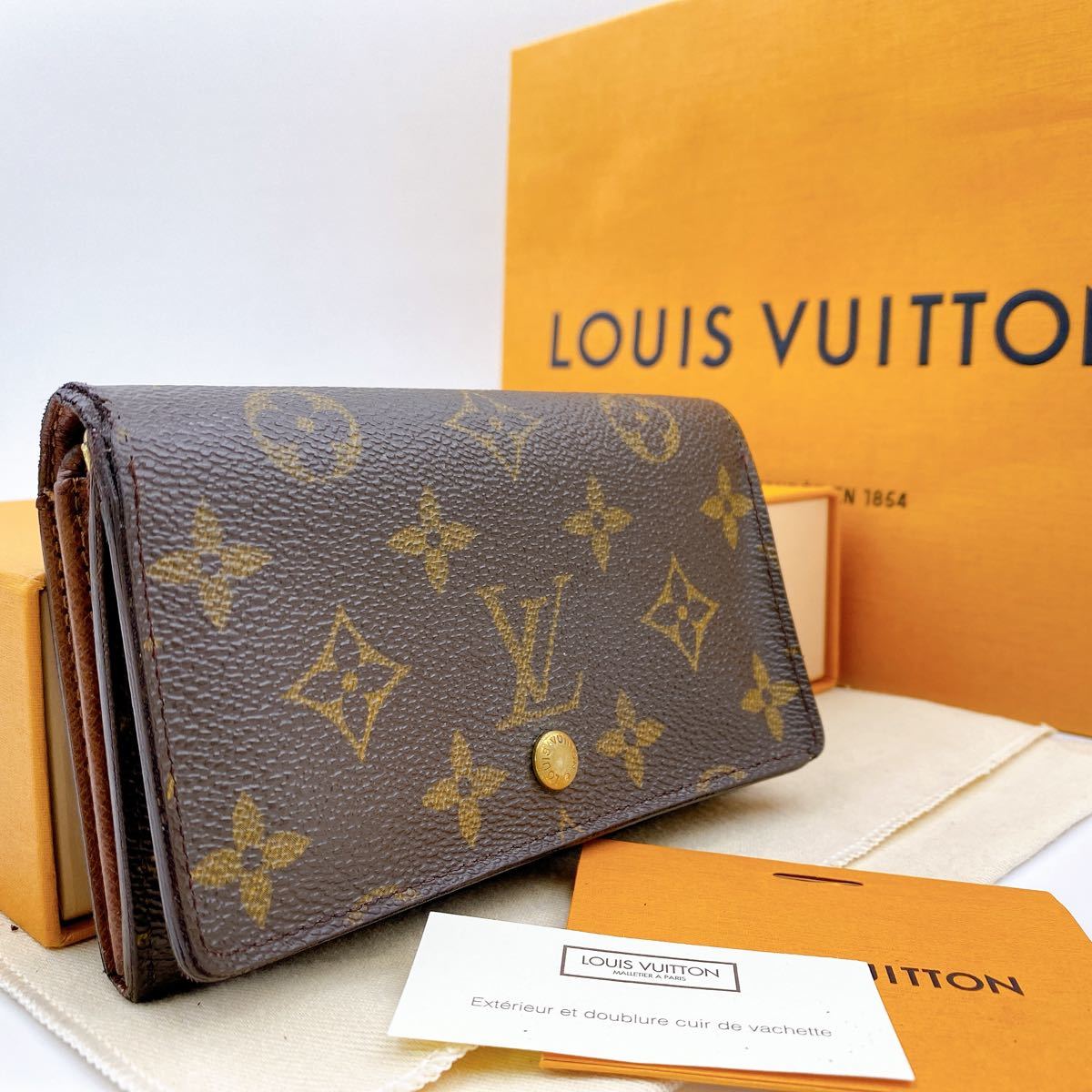 A577【正規品】LOUIS VUITTON ルイヴィトン モノグラム ポルトモネ