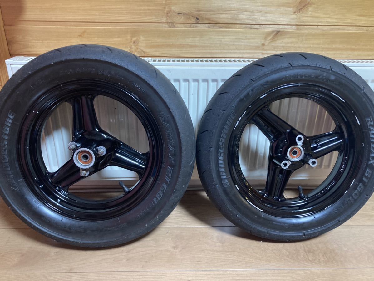 送料無料 ホンダ NSR50 NSR mini 前後ホイールセット NSR80 NSF100 
