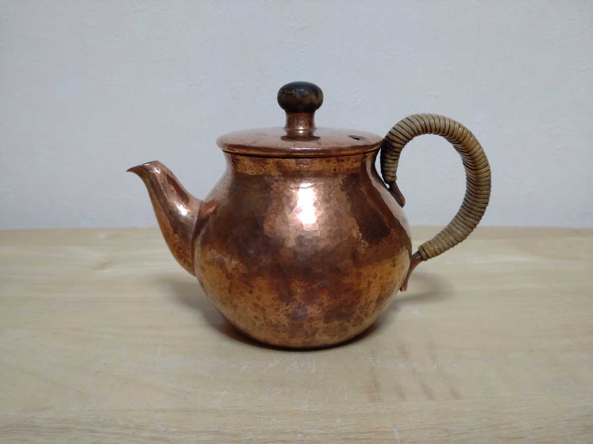 鎚起銅器 茶道具 玉川堂 共箱 茶器 無形文化財 蔓巻き 煎茶道具