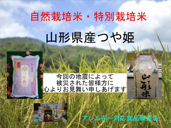 ★送料無料★つや姫★農薬五割減★お米★ナチュラル米粉★10ｋ