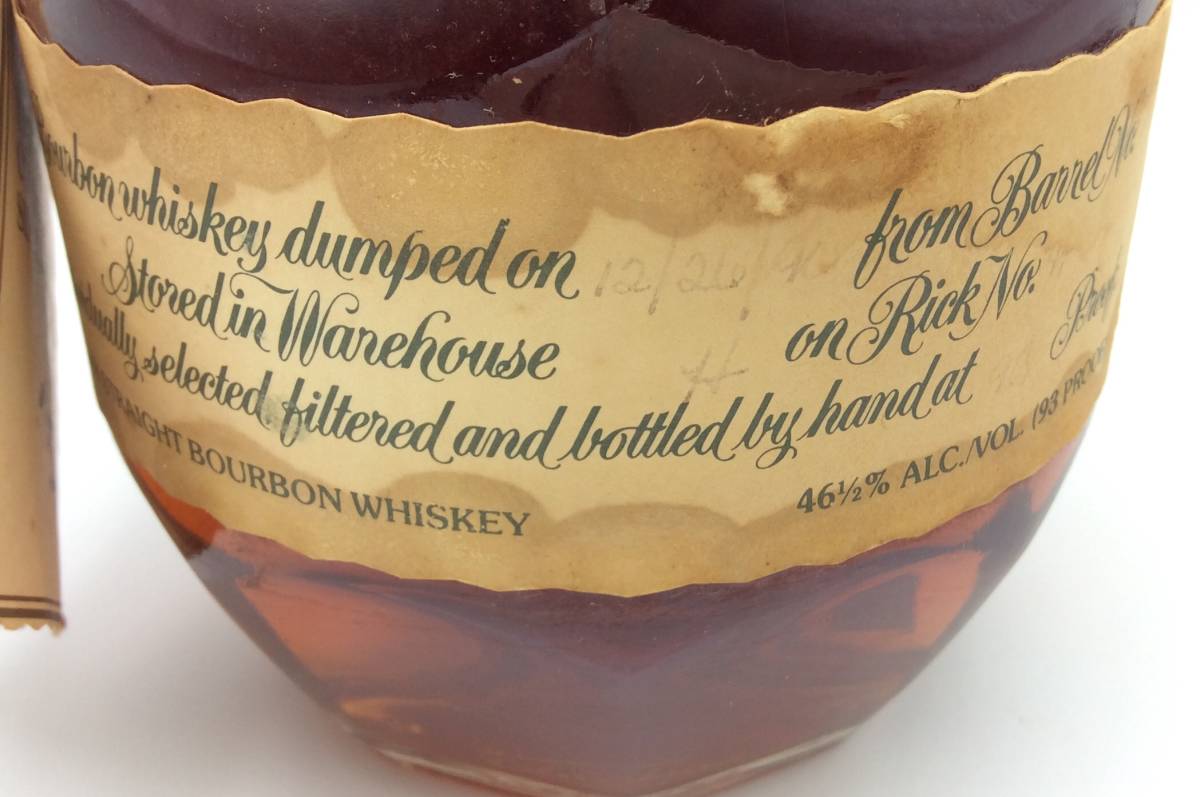 古酒☆未開栓 Blanton ブラントン 1990年 ケンタッキーストレート
