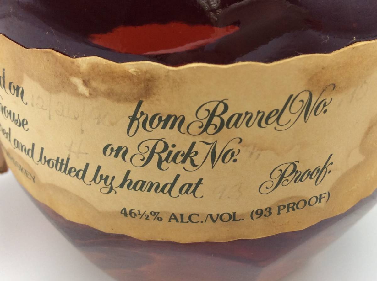 古酒☆未開栓 Blanton ブラントン 1990年 ケンタッキーストレート