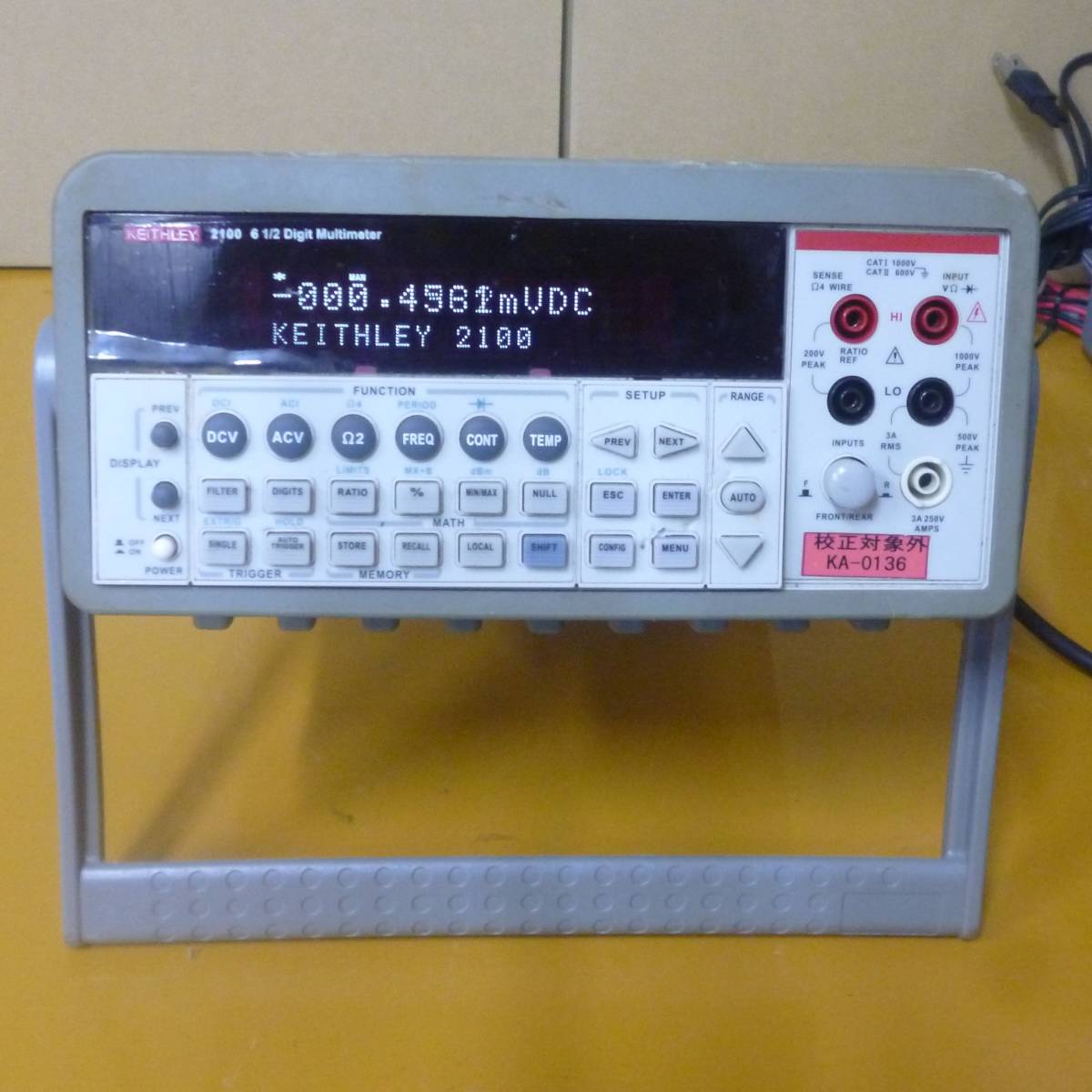 ケースレー デジタルマルチメーター 2100 KEITHLEY Digital ケースレー デジタルマルチメーター 2100 KEITHLEY Digital