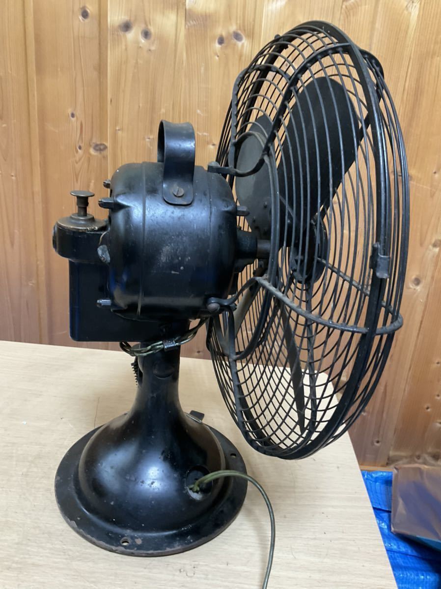 昭和レトロ！川北電気製作所 扇風機 鉄製 アンティーク ヴィンテージ 4枚羽根 昭和レトロ 扇風機 鉄扇風機 川北 (扇風機)｜売買されたオークション