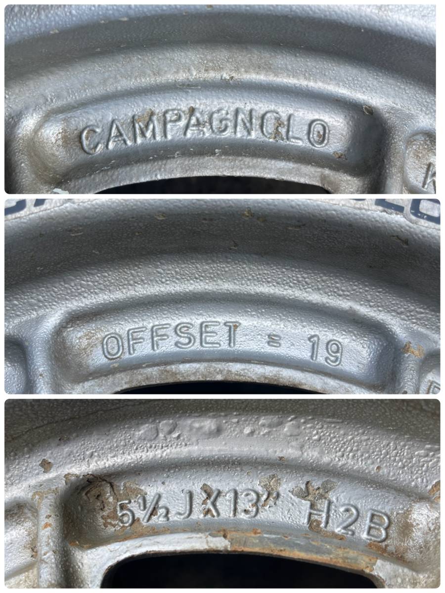 カンパニョーロ CAMPAGNOLO 4本 13インチ 5.5J +19 100 4H BMW オペル 